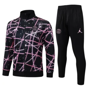 PSG 2025/26 Black Pink Jacket Tracksuit - Front View PSG 2025/26 Black Pink Jacket Tracksuit - Front View | KFCOOL
