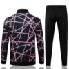 PSG 2025/26 Black Pink Jacket Tracksuit - Back View | KFCOOL