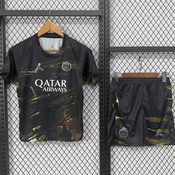 PSG 2025/26 Kids Kit Fan Version - Front View PSG 2025/26 Kids Kit Fan Version - Front View | KFCOOL