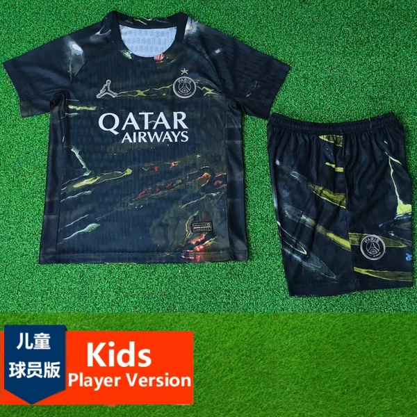 PSG 2025/26 Kids Kit Player Version - Front View | KFCOOL