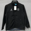 PSG 2025/26 Black Outdoor Jacket - Front View | KFCOOL