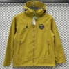 PSG 2025/26 Yellow Outdoor Jacket - Front View | KFCOOL