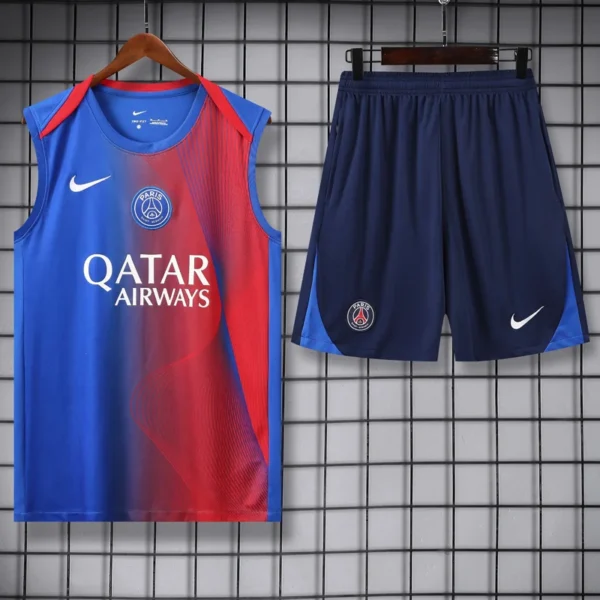 PSG 2025/26 Sleeveless Shorts - Front View | KFCOOL