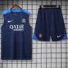 PSG 2025/26 Royal Blue Sleeveless Shorts - Front View | KFCOOL