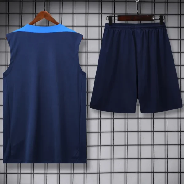 PSG 2025/26 Royal Blue Sleeveless Shorts - Back View | KFCOOL
