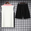 PSG 2025/26 White Sleeveless Shorts - Back View | KFCOOL