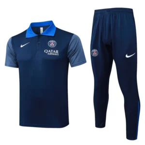 PSG 2025/26 Royal Blue Short Sleeve Pants Suit - Front View PSG 2025/26 Royal Blue Short Sleeve Pants Suit - Front View | KFCOOL