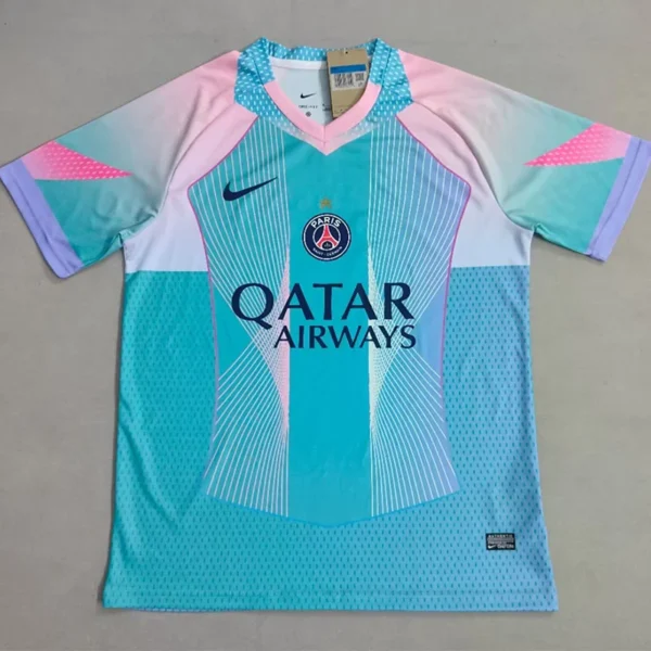 PSG 2025/26 Blue Special Edition Training Shirt Fan Version - Front View | KFCOOL