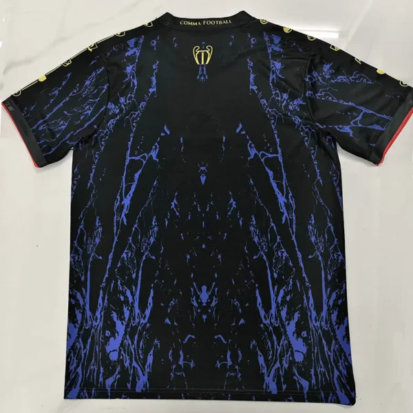 PSG 2025/26 Purple Black Training Shirt - Back View PSG 2025/26 Purple Black Training Shirt - Back View | KFCOOL