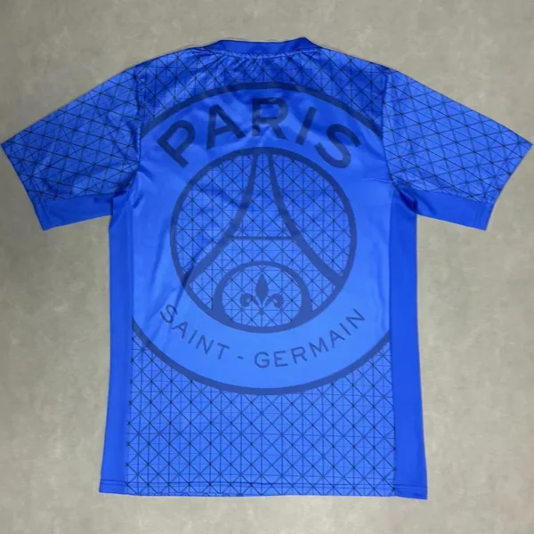 PSG 2025/26 Blue Special Edition Training Shirt - Back View PSG 2025/26 Blue Special Edition Training Shirt - Back View | KFCOOL