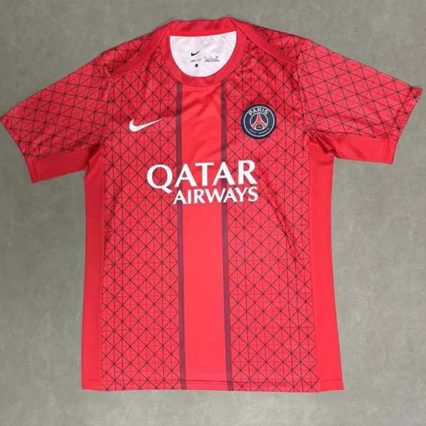 PSG 2025/26 Red Special Edition Training Shirt - Front View PSG 2025/26 Red Special Edition Training Shirt - Front View | KFCOOL