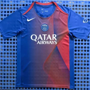 PSG 2025/26 Blue Red Training Shirt - Front View PSG 2025/26 Blue Red Training Shirt - Front View | KFCOOL