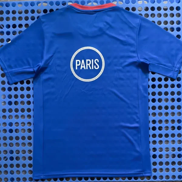 PSG 2025/26 Blue Red Training Shirt - Back View PSG 2025/26 Blue Red Training Shirt - Back View | KFCOOL