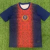 PSG 2025/26 Blue Red Special Edition Training Shirt - Front View PSG 2025/26 Blue Red Special Edition Training Shirt - Front View | KFCOOL