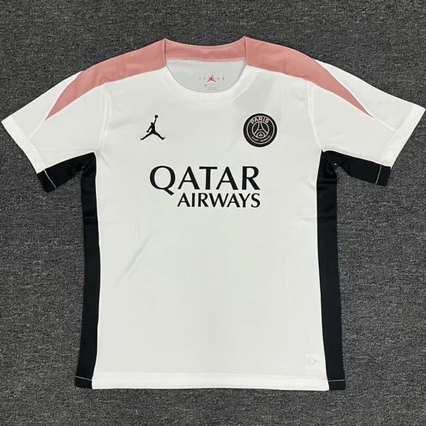 PSG 2025/26 White Training Shirt - Front View PSG 2025/26 White Training Shirt - Front View | KFCOOL