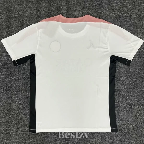 PSG 2025/26 White Training Shirt - Back View PSG 2025/26 White Training Shirt - Back View | KFCOOL