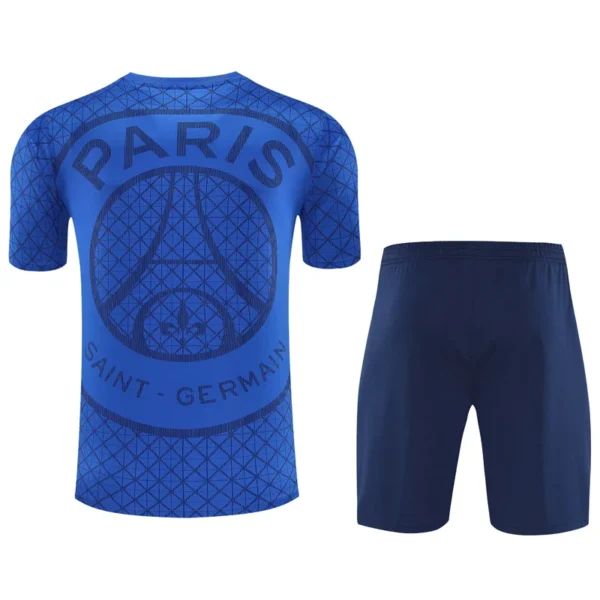 PSG 2025/26 Blue Training Short Suit - Back View | KFCOOL