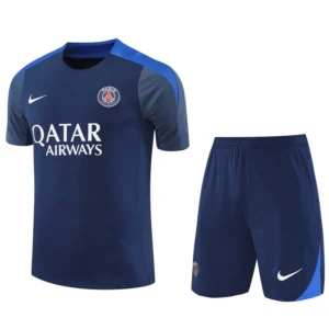 PSG 2025/26 Navy Training Short Suit - Front View PSG 2025/26 Navy Training Short Suit - Front View | KFCOOL
