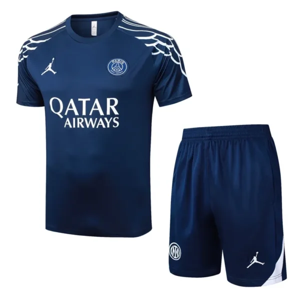 PSG 2025/26 Royal Blue Training Short Suit - Front View PSG 2025/26 Royal Blue Training Short Suit - Front View | KFCOOL