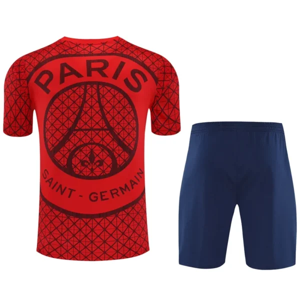 PSG 2025/26 Red Training Short Suit - Back View | KFCOOL