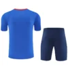 PSG 2025/26 Blue Red Training Short Suit - Back View | KFCOOL