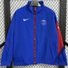 PSG 2025/26 Blue Windbreaker - Front View | KFCOOL