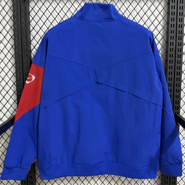 PSG 2025/26 Blue Windbreaker - Back View | KFCOOL