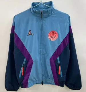 PSG 2025/26 Sky Blue Windbreaker - Front View PSG 2025/26 Sky Blue Windbreaker - Front View | KFCOOL