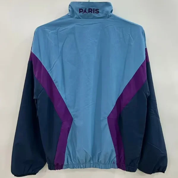 PSG 2025/26 Sky Blue Windbreaker - Back View - KFCool – Football Jerseys & Soccer Kits Store PSG 2025/26 Sky Blue Windbreaker - Back View | KFCOOL