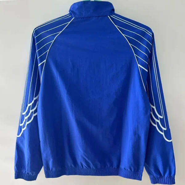 PSG 2025/26 Blue White Windbreaker - Back View PSG 2025/26 Blue White Windbreaker - Back View | KFCOOL