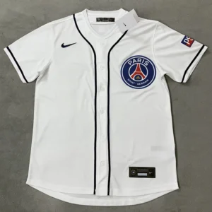 PSG 2025/26 White Jersey Fan Version - Front View | KFCOOL