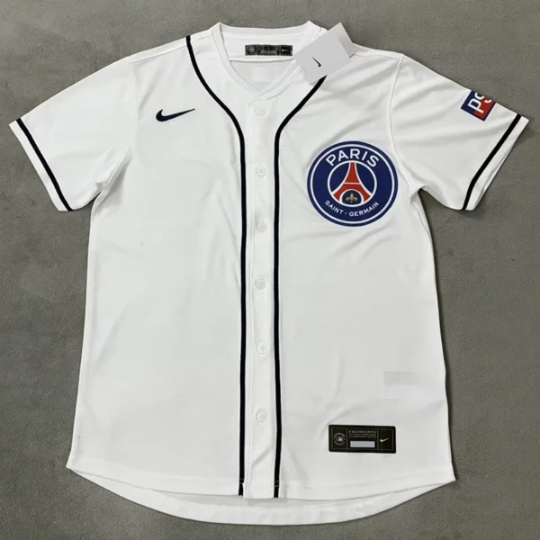 PSG 2025/26 White Jersey Fan Version - Front View | KFCOOL