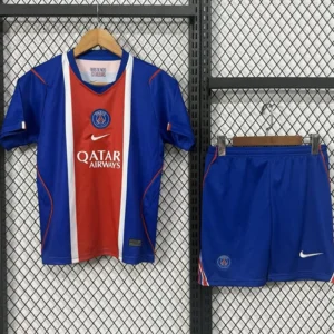 PSG 2026/27 Home Kids Kit Fan Version - Front View PSG 2026/27 Home Kids Kit Fan Version - Front View | KFCOOL