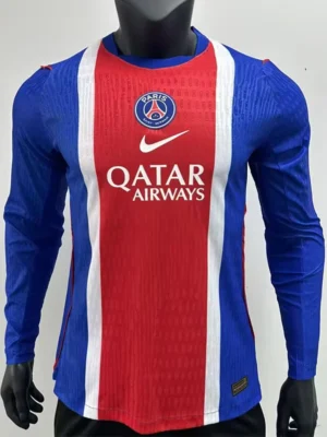 PSG 2026/27 Home Long Sleeve Jersey Player Version - Front View | KFCOOL