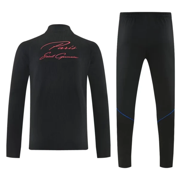PSG 2026/27 Black Half Pull Tracksuit - Back View - KFCool – Football Jerseys & Soccer Kits Store PSG 2026/27 Black Half Pull Tracksuit - Back View | KFCOOL