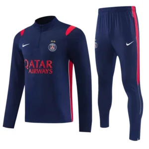 PSG 2026/27 Royal Blue Half Pull Tracksuit - Front View PSG 2026/27 Royal Blue Half Pull Tracksuit - Front View | KFCOOL