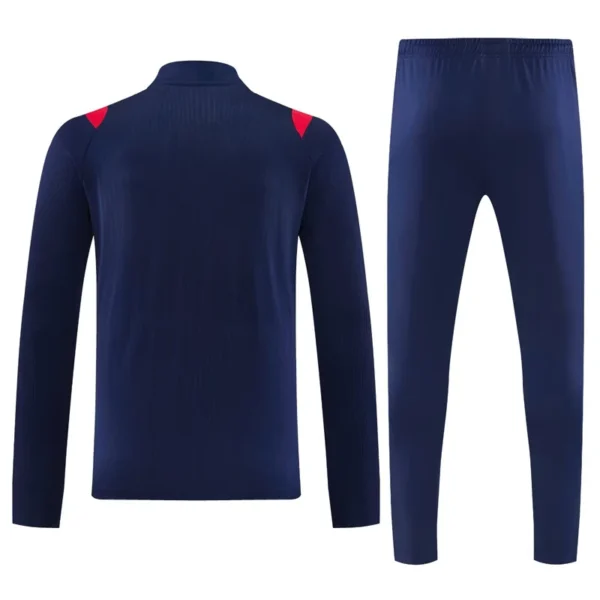 PSG 2026/27 Royal Blue Half Pull Tracksuit - Back View | KFCOOL