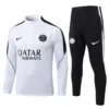 PSG 2026/27 White Half Pull Tracksuit - Front View - KFCool – Football Jerseys & Soccer Kits Store PSG 2026/27 White Half Pull Tracksuit - Front View | KFCOOL