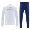 PSG 2026/27 White Blue Half Pull Tracksuit - Back View - KFCool – Football Jerseys & Soccer Kits Store PSG 2026/27 White Blue Half Pull Tracksuit - Back View | KFCOOL