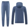 PSG 2026/27 Grey Blue Jacket Tracksuit - Back View - KFCool – Football Jerseys & Soccer Kits Store PSG 2026/27 Grey Blue Jacket Tracksuit - Back View | KFCOOL