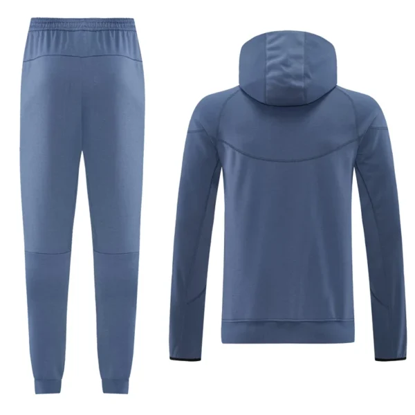 PSG 2026/27 Grey Blue Jacket Tracksuit - Back View - KFCool – Football Jerseys & Soccer Kits Store PSG 2026/27 Grey Blue Jacket Tracksuit - Back View | KFCOOL