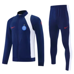 PSG 2026/27 Blue White Jacket Tracksuit - Front View PSG 2026/27 Blue White Jacket Tracksuit - Front View | KFCOOL