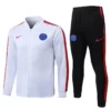 PSG 2026/27 White Red Jacket Tracksuit - Front View - KFCool – Football Jerseys & Soccer Kits Store PSG 2026/27 White Red Jacket Tracksuit - Front View | KFCOOL