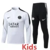 PSG 2026/27 White Kids Half Pull Tracksuit - Front View - KFCool – Football Jerseys & Soccer Kits Store PSG 2026/27 White Kids Half Pull Tracksuit - Front View | KFCOOL