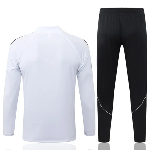 PSG 2026/27 White Kids Half Pull Tracksuit - Back View - KFCool – Football Jerseys & Soccer Kits Store PSG 2026/27 White Kids Half Pull Tracksuit - Back View | KFCOOL