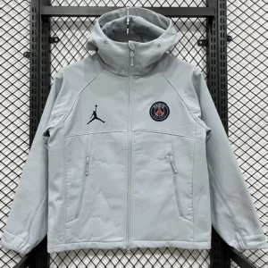 PSG 2026/27 Blue Outdoor Jacket - Front View PSG 2026/27 Blue Outdoor Jacket - Front View | KFCOOL