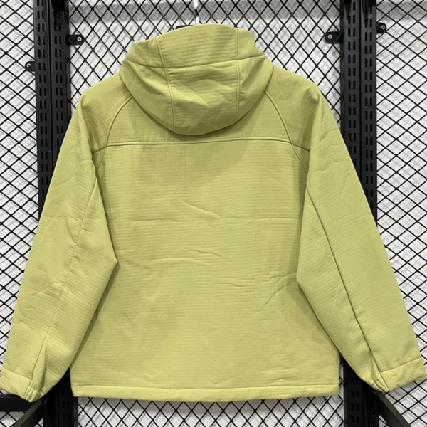PSG 2026/27 Yellow Green Outdoor Jacket - Back View | KFCOOL