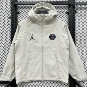 PSG 2026/27 Grey Outdoor Jacket - Front View PSG 2026/27 Grey Outdoor Jacket - Front View | KFCOOL