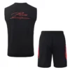 PSG 2026/27 Black Red Sleeveless Shorts - Back View PSG 2026/27 Black Red Sleeveless Shorts - Back View | KFCOOL