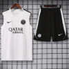 PSG 2026/27 White Sleeveless Shorts - Front View PSG 2026/27 White Sleeveless Shorts - Front View | KFCOOL